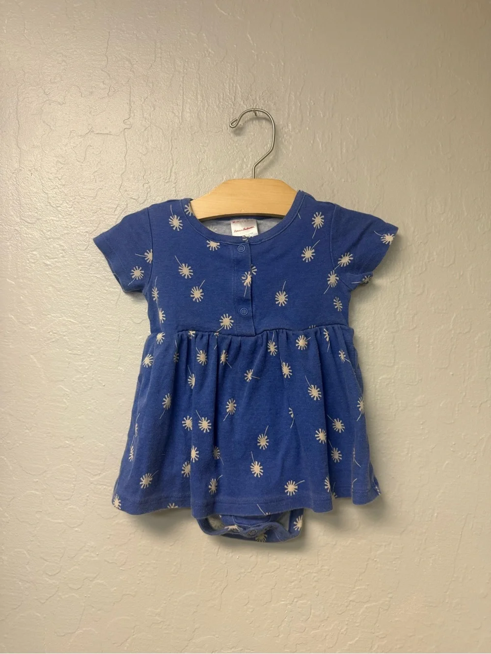 $15 ADD ON hanna andersson blue floral romper 18-24M skirt mini‎ boden zara